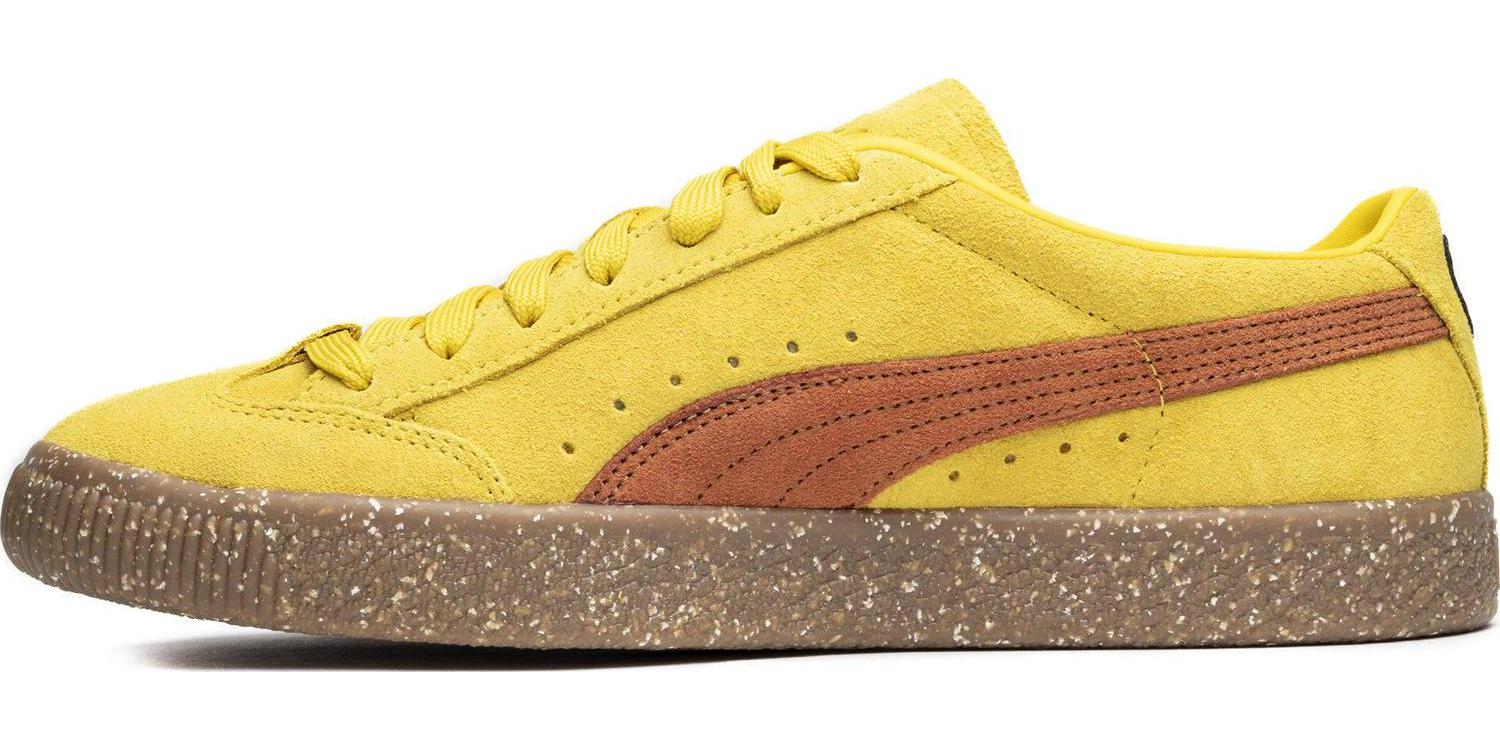 Puma Suede Vintage Pam Yellow Burnt Orange Brown Beige 39476801 Sneaker Shoe