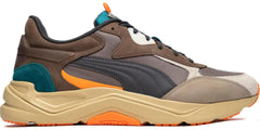 Puma TRC Prevaze Good Grey Brown Beige Orange Teal Blue 393432-01 Sneaker Shoe