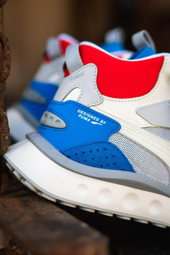 Puma Wild Rider Mid WS Ivory Glow White Blue Red Grey Blue Sneaker Shoe Trainer