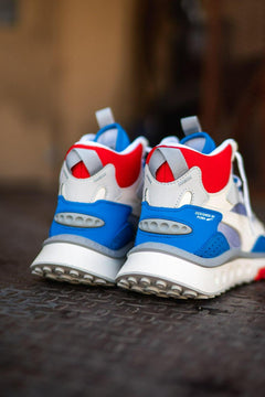 Puma Wild Rider Mid WS Ivory Glow White Blue Red Grey Blue Sneaker Shoe Trainer
