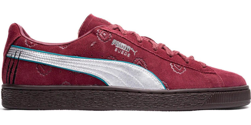 Puma X One Piece Suede 2 Red Silver Blue Brown 39652101 Sneaker Shoe Trainer