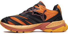 Puma X Pleasures Velophasis Layers Orange Black Purple Pink 393301-02 Sneaker