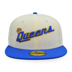 New Era Queens City Kings Chrome Royal Blue Green Gold 59Fifty 5950 Patch Fitted