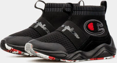 Kids CHAMPION Rally Pro Infant TD Black Red Grey CP101680T Sneaker Trainer