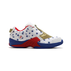 Reebok X Atmos Answer 5 Low USA White Scarlet Cobalt FW7486 Shoe Sneaker Trainer