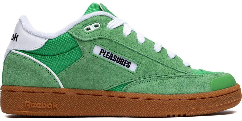 Reebok Pleasures Club C Bulc Not Guilty Green White Brown 100206744 Sneaker