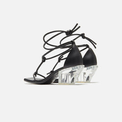 Rick Owens Sliver Sandal Black Clear rrorp01d2822-llp0-90 Slide Slippers Sandals
