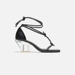 Rick Owens Sliver Sandal Black Clear rrorp01d2822-llp0-90 Slide Slippers Sandals