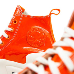 Converse Run Star Motion Hi Bold Mandarin Black White Shoe Sneaker Trainer