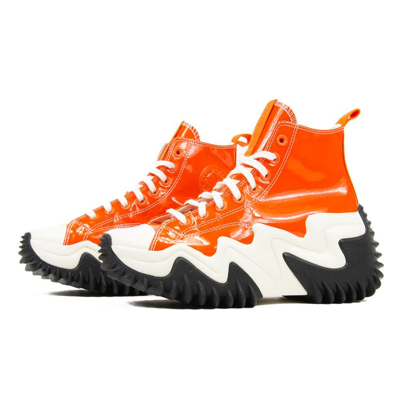 Converse Run Star Motion Hi Bold Mandarin Black White Shoe Sneaker Trainer