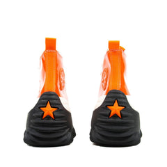 Converse Run Star Motion Hi Bold Mandarin Black White Shoe Sneaker Trainer