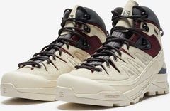 Salomon X Alp Mid Ltr Gtx White Maroon Black Dark Gray L47638600 Shoe Sneaker