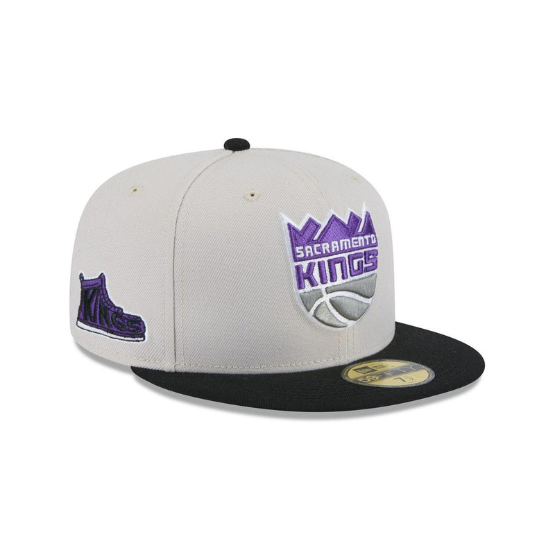 New Era Sacramento Kings '25 ASG White Purple Black Gray 59Fifty 5950 Fitted Hat