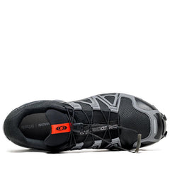 Salomon Speedcross 3 Gore-Tex Black Asphalt Grey Red L47731700 Sneaker Shoe
