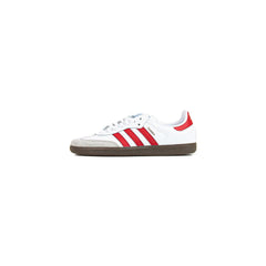 Adidas Samba OG White Scarlet Red Gum Shoe Sneaker Trainer
