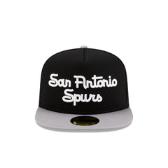New Era San Antonio Spurs Dashmark Mesh Black Gray Green 59Fifty 5950 Fitted Hat