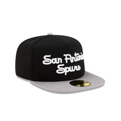 New Era San Antonio Spurs Dashmark Mesh Black Gray Green 59Fifty 5950 Fitted Hat
