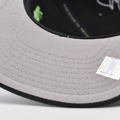Mitchell And Ness San Antonio Spurs HYPERLOCAL Black Pink Gray Patch Snapback
