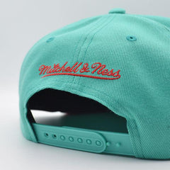 Mitchell And Ness San Antonio Spurs NBA FRONT LOADED Teal Red Patch Snapback Hat
