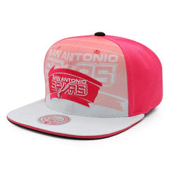 Mitchell And Ness San Antonio Spurs '12 NBA DRAFT DAY Pink White Black Snapback