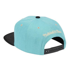 Mitchell And Ness San Antonio Spurs CONTRAST STITCH Teal Black Patch Snapback