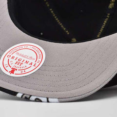 Mitchell And Ness San Antonio Spurs SWINGMAN POP Black White Gray Patch Snapback