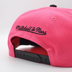 Mitchell And Ness San Antonio Spurs TEAM INSIDER Pink Black Gray Patch Snapback