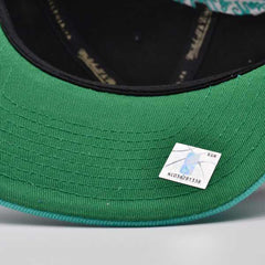 Mitchell And Ness San Antonio Spurs SHARKTOOTH Teal Black Green Patch Snapback