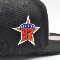 Mitchell And Ness San Antonio Spurs NBA '97 TOP-STAR Black Pink Green Snapback