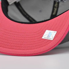 Mitchell And Ness San Antonio Spurs GRAY TIMES Gray Teal Black Pink Snapback Hat