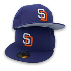New Era San Diego Padres Collection Purple Blue Orange 59Fifty 5950 Patch Fitted