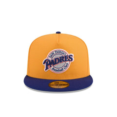 New Era San Diego Padres '92 ASG Gold Blue Gray 59Fifty 5950 Patch Fitted Hat