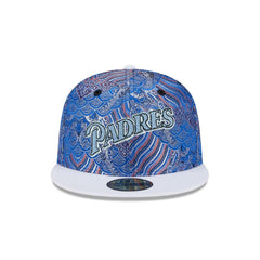 New Era San Diego Padres Jacquard Crown White Gray 59Fifty 5950 Patch Fitted Hat