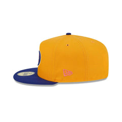 New Era San Francisco 49ers Gold Blue Gray 59Fifty 5950 Patch Fitted Cap Hat