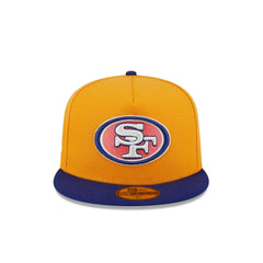 New Era San Francisco 49ers Gold Blue Gray 59Fifty 5950 Patch Fitted Cap Hat