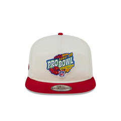 New Era San Francisco 49ers Pro Bowl White Red Yellow Blue Patch Golfer Hat