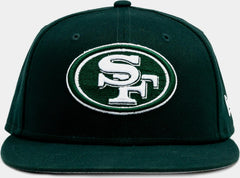New Era San Francisco 49ers Green White 59Fifty 5950 Patch Fitted Cap Hat