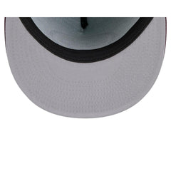 New Era San Francisco 49ers Beach Kiss Blue Gray 59Fifty 5950 Patch Fitted Hat