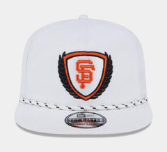 New Era San Francisco Giants Golfer White Orange Black 9Fifty 950 Patch Snapback