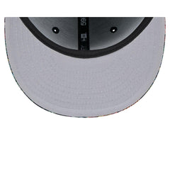 New Era SF Giants Floral Jacquard Black White Gray 59Fifty 5950 Patch Fitted Hat