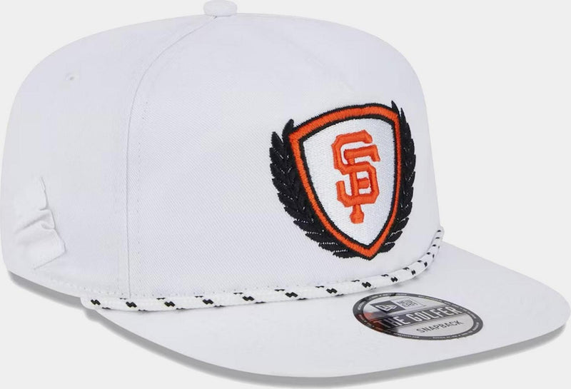 New Era San Francisco Giants Golfer White Orange Black 9Fifty 950 Patch Snapback