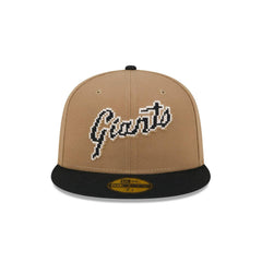 New Era San Francisco Giants Brown Black Gray 59Fifty 5950 Patch Fitted Cap Hat