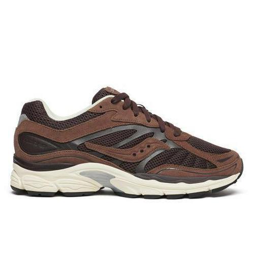 Saucony Progrid Omni 9 Coffee Cream Brown Purple White S70740-15 Sneaker Shoe