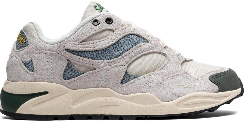 Saucony Colour Grid Shadow 2 Beige Grey Black White S70822-3 Sneaker Shoe