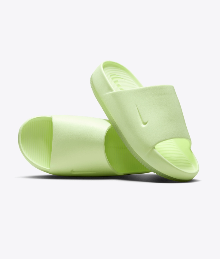 Wmns NIKE CALM SLIDE BARELY VOLT Green DX4816-702 Slide Slippers Sandals