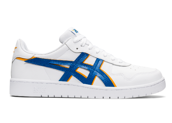 Asics Japan S White Blue Orange Gold Lake Drive Citrus Sneaker Shoe Trainer