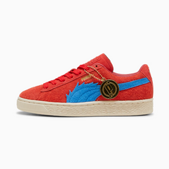 PUMA SUEDE ONE PIECE Red Blue White Yellow 396520-01 Sneaker Shoe Trainers