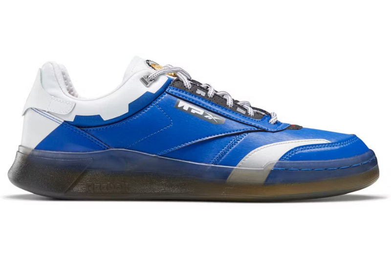 Reebok Power Rangers Club C Deep Blue Silver White Shoe Sneaker Trainer