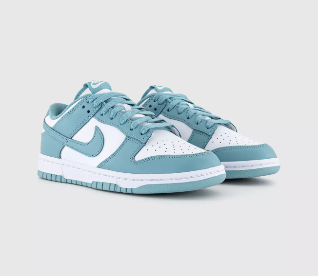 Nike Dunk Low Denim Turquoise Blue White DV0833-106 Sneaker Shoe Trainers