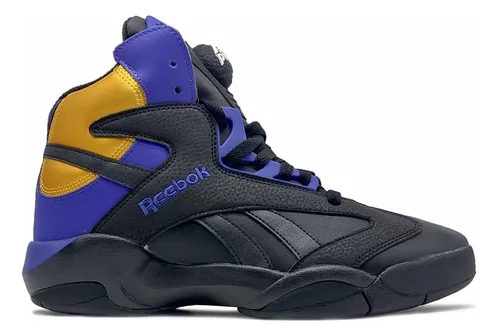 Reebok Shaq Attaq Laker Black Purple Gold GY7127 Shoe Sneaker Trainer